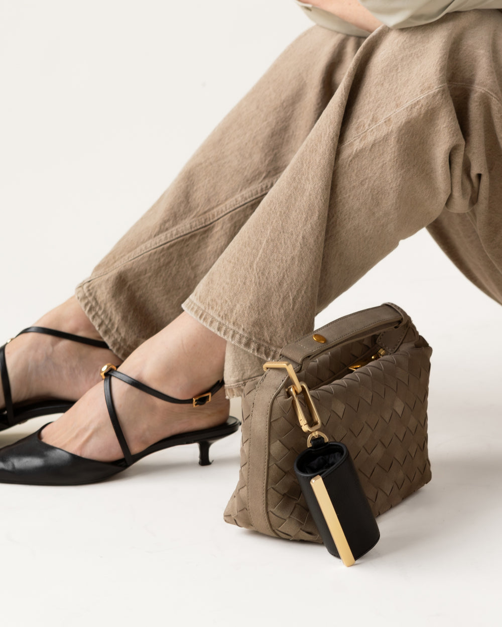 The Keychain Tote — hardware detail